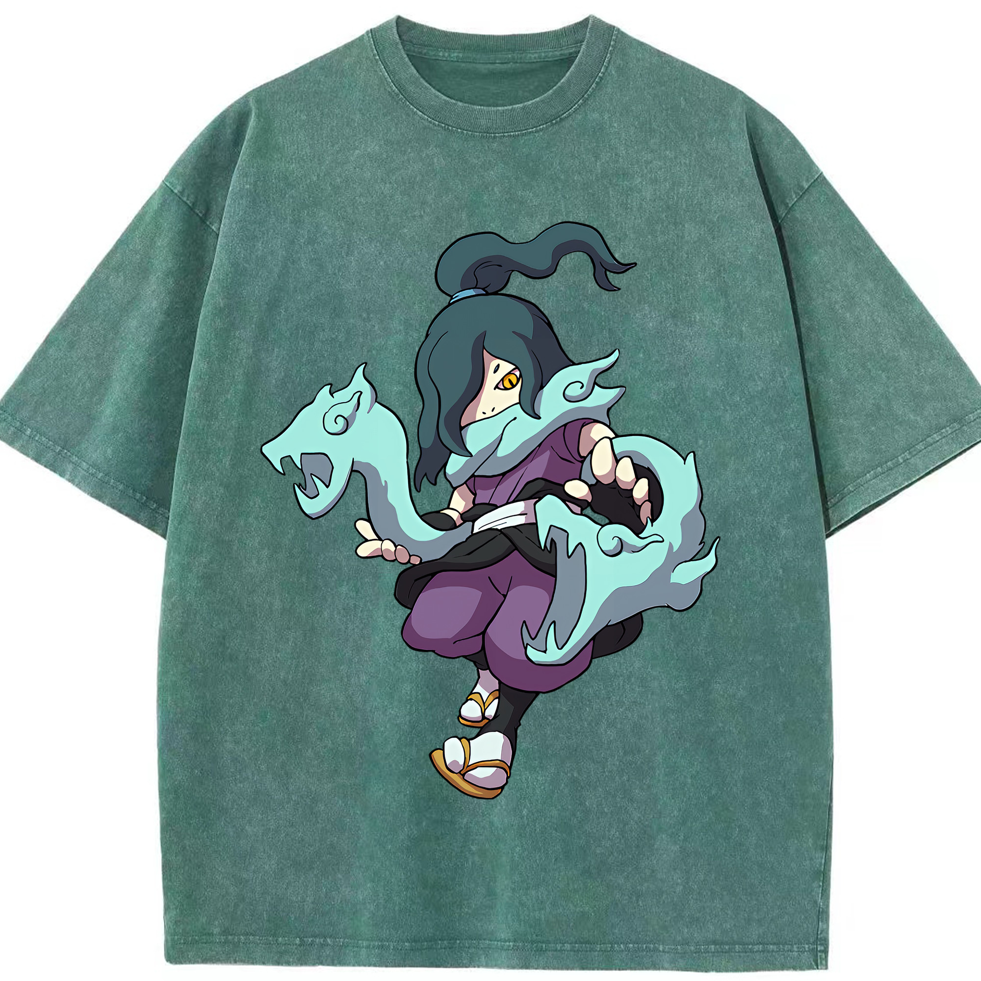 （画像用） 妖怪ウォッチ Yo-kai Watch 綿100% ヴィンテージ風 半袖Tシャツ（フロントプリント）